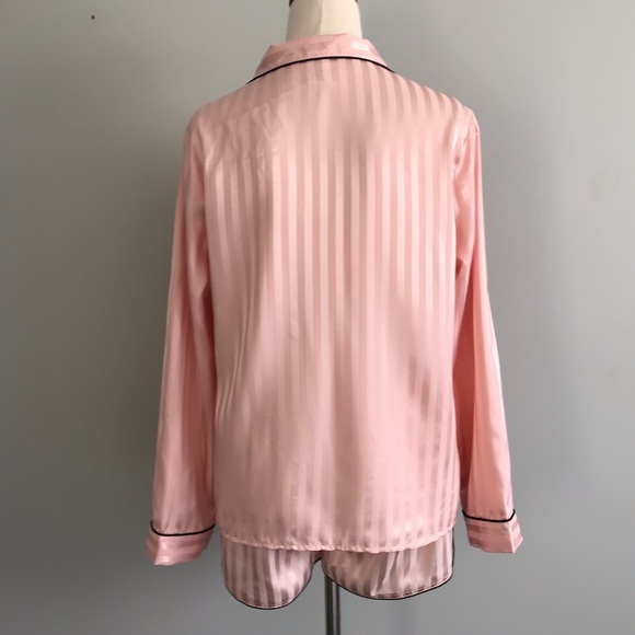 BRAS N THINGS Size 10 Pink Satin PJ Set - Picture 7 of 12